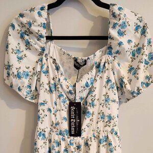 Scarlet Darkness Cottagecore Dress